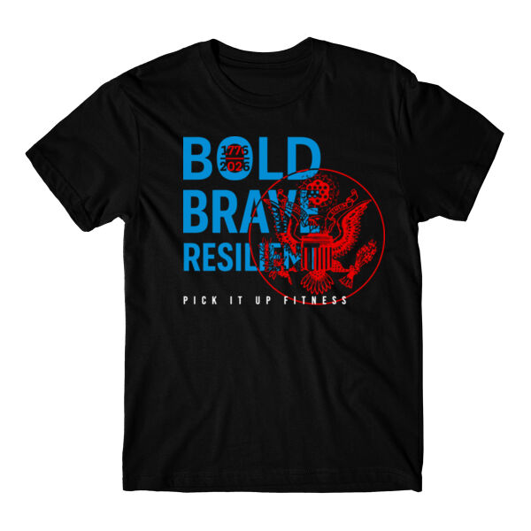 BOLD BRAVE RESILIENT - T-SHIRT - $6AGNNS$ Thumbnail