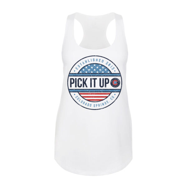 PATRIOT CIRCLE - WOMEN'S FITTED TANK TOP Thumbnail